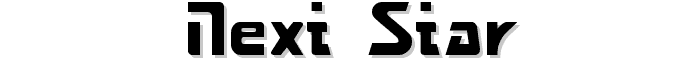 Next Star font